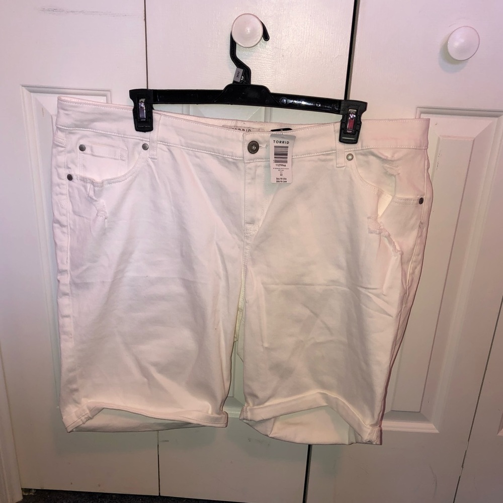 White Bermuda Shorts